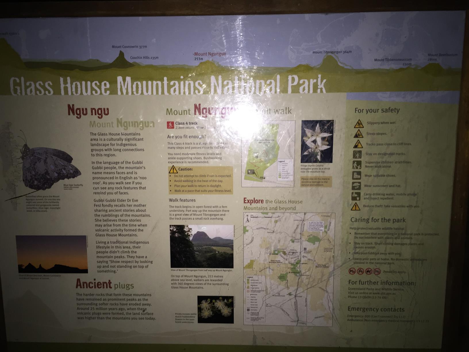 Trail Image for Glass House Mountains National Park: Mt. Ngungun Summit