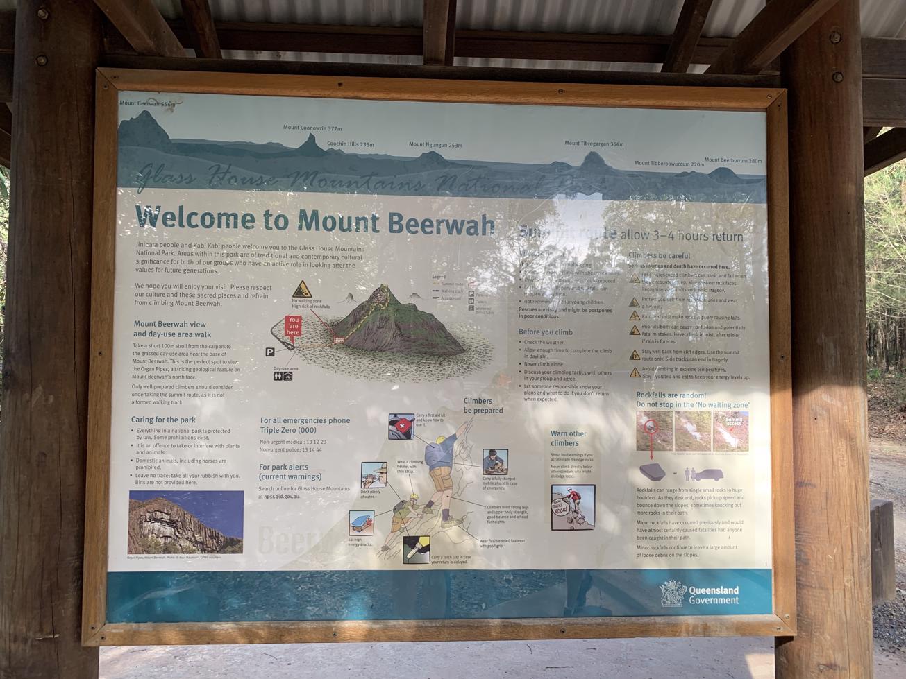 Trail Image for Glass House Mountains National Park: Mt Beerwah View